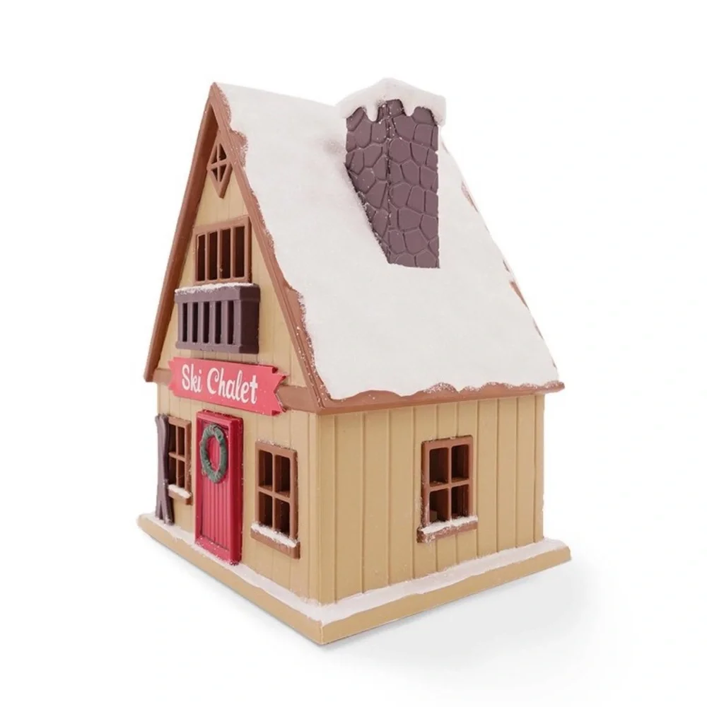LED Cabin House Ski Chalet Lodge -  Bullseye's Playground Christmas 2025